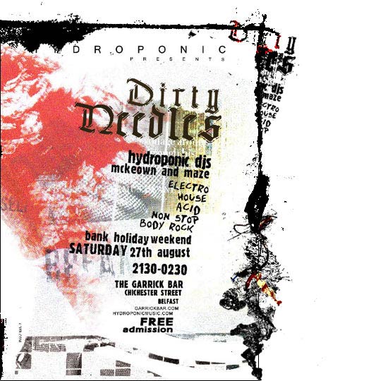 dirty needles august 2005 flyer