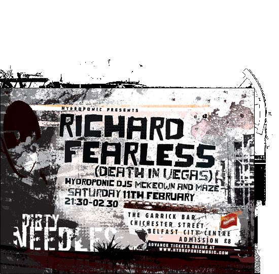 richard fearless 2006 flyer design