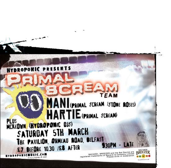 primal scream team flyer